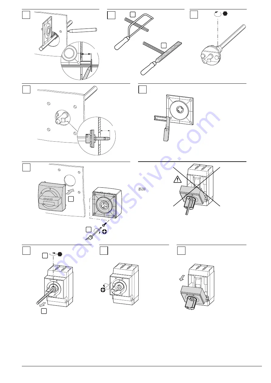 Moeller NZM1-XT Series Installation Instructions Download Page 5