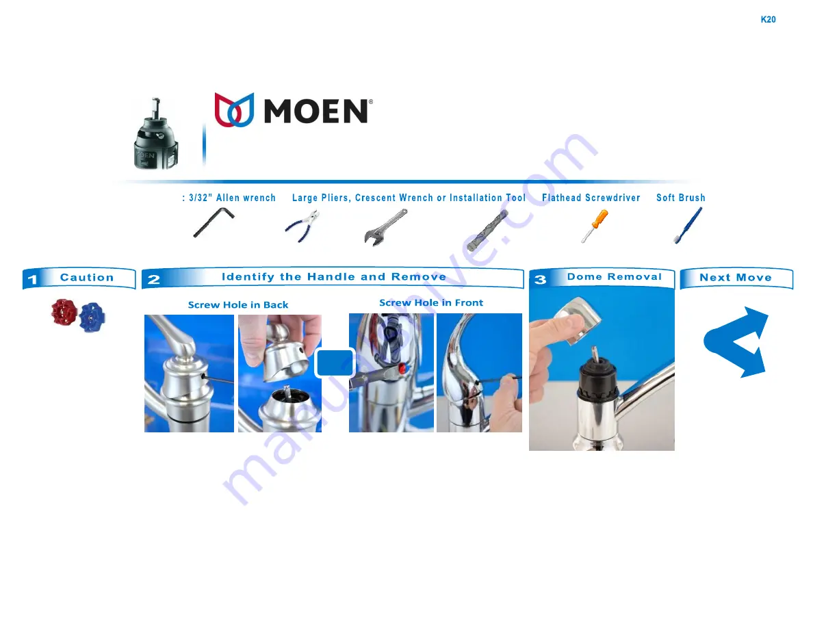 Moen 1255 Скачать руководство пользователя страница 1