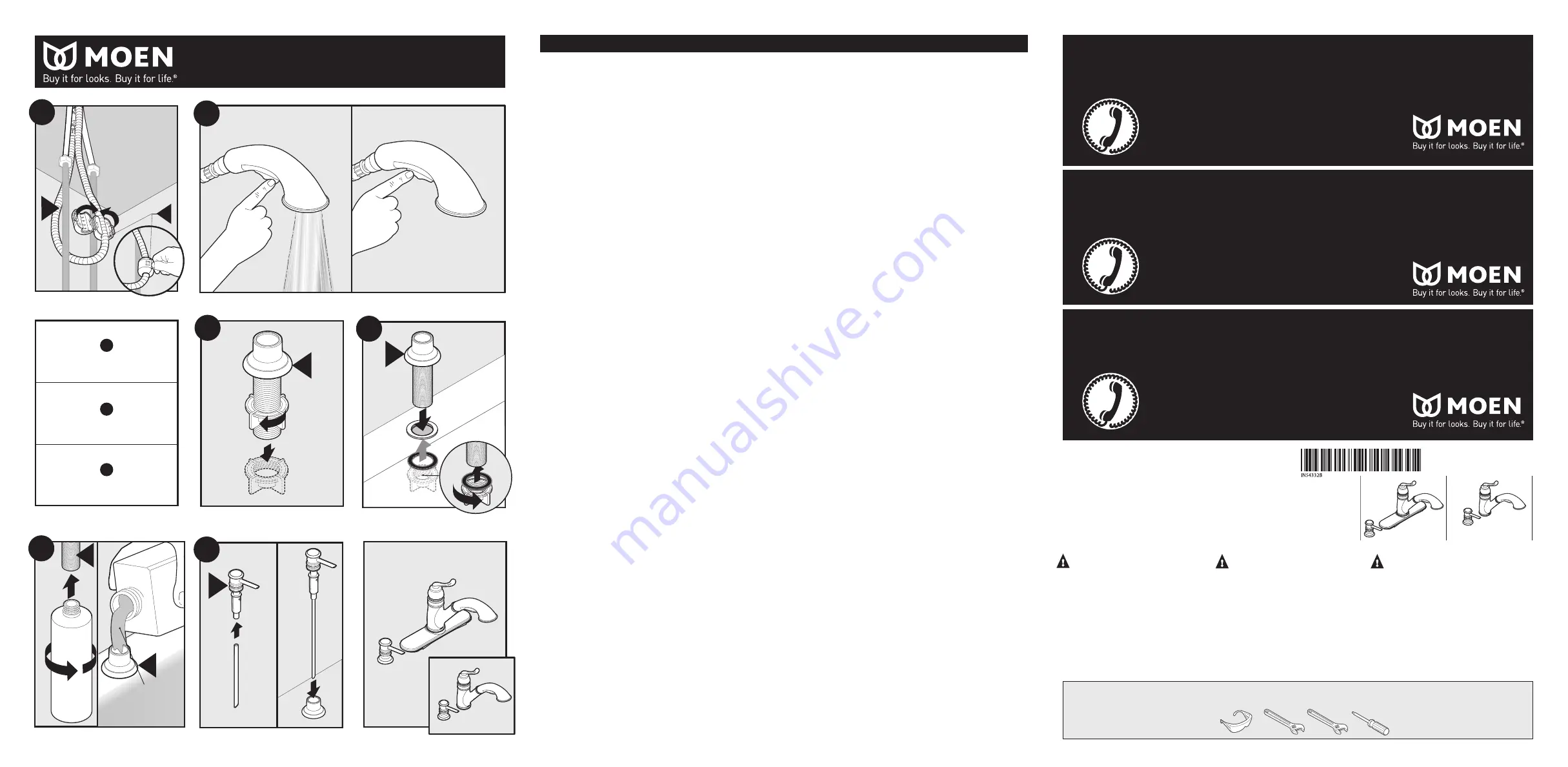 Moen CA87007 Series Скачать руководство пользователя страница 1