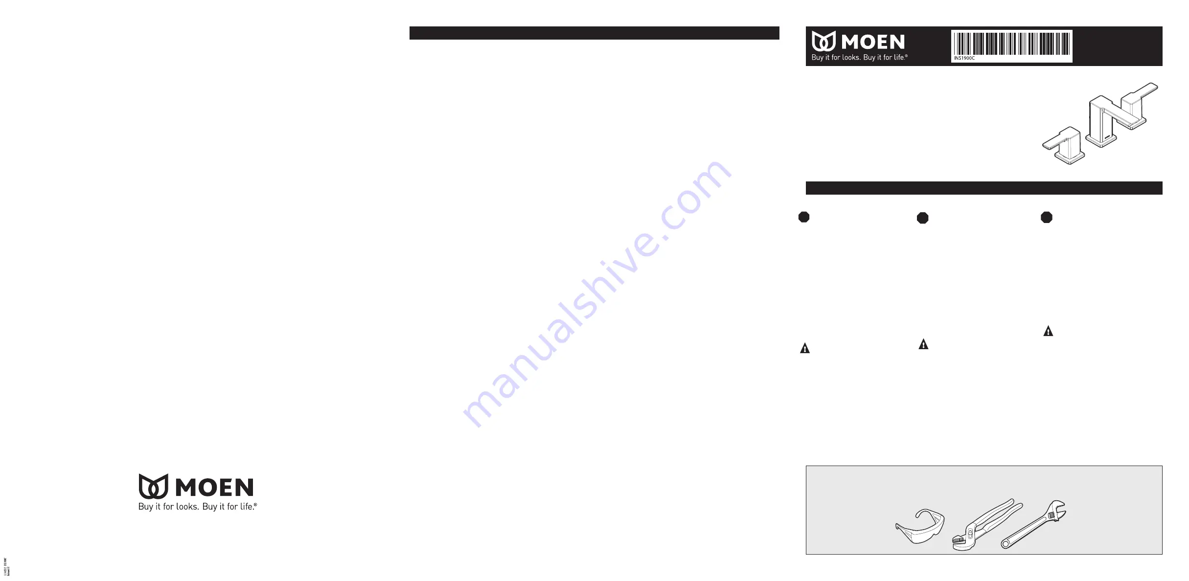 Moen T6720 Series Скачать руководство пользователя страница 5