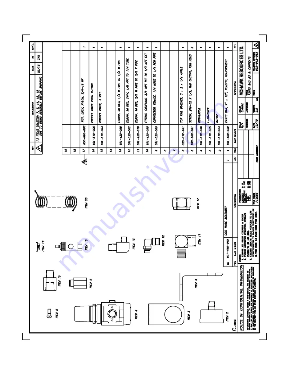 Mohawk FL-25 Manual Download Page 50