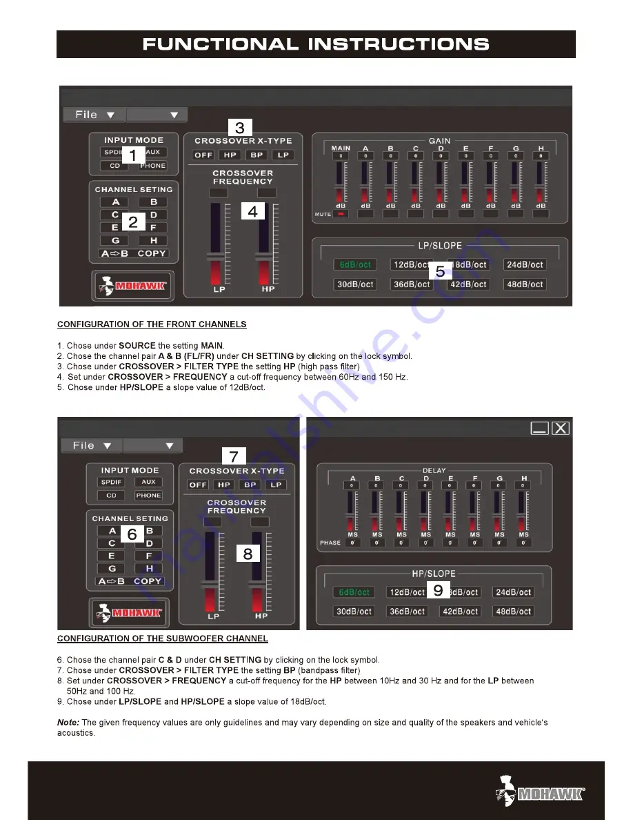 Mohawk MC 600.4DSP Скачать руководство пользователя страница 12