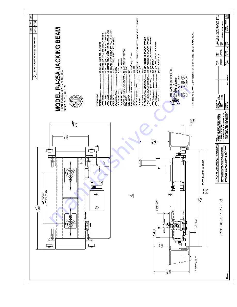 Mohawk RJ-15 Installation, Operation, Maintenance, Parts Download Page 19