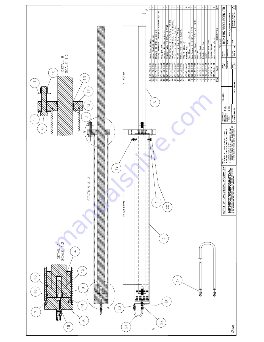 Mohawk TR-110 Manual Download Page 58