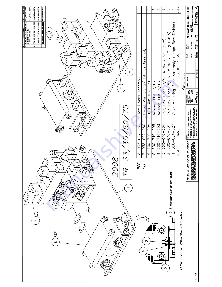 Mohawk TR-33 Manual Download Page 66