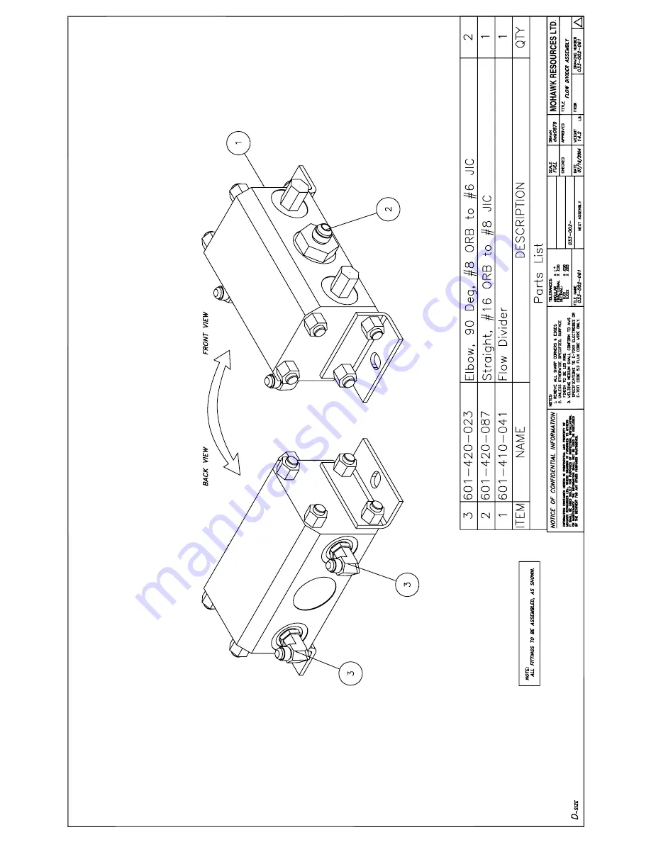 Mohawk TR-33 Manual Download Page 69