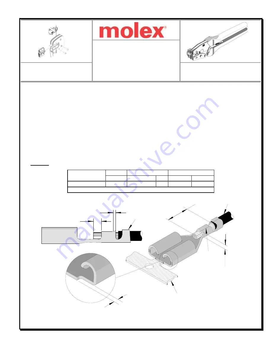 molex 35725-5110 Specification Sheet Download Page 1