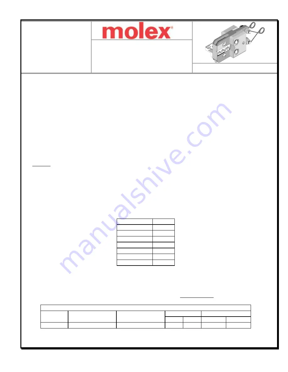 molex 64005-6400 Скачать руководство пользователя страница 1