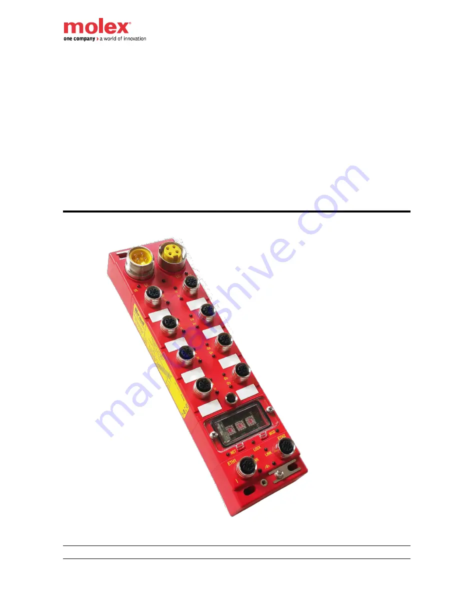 molex TCDEC-8B4B-D1U-G8 Original Instructions Manual Download Page 1