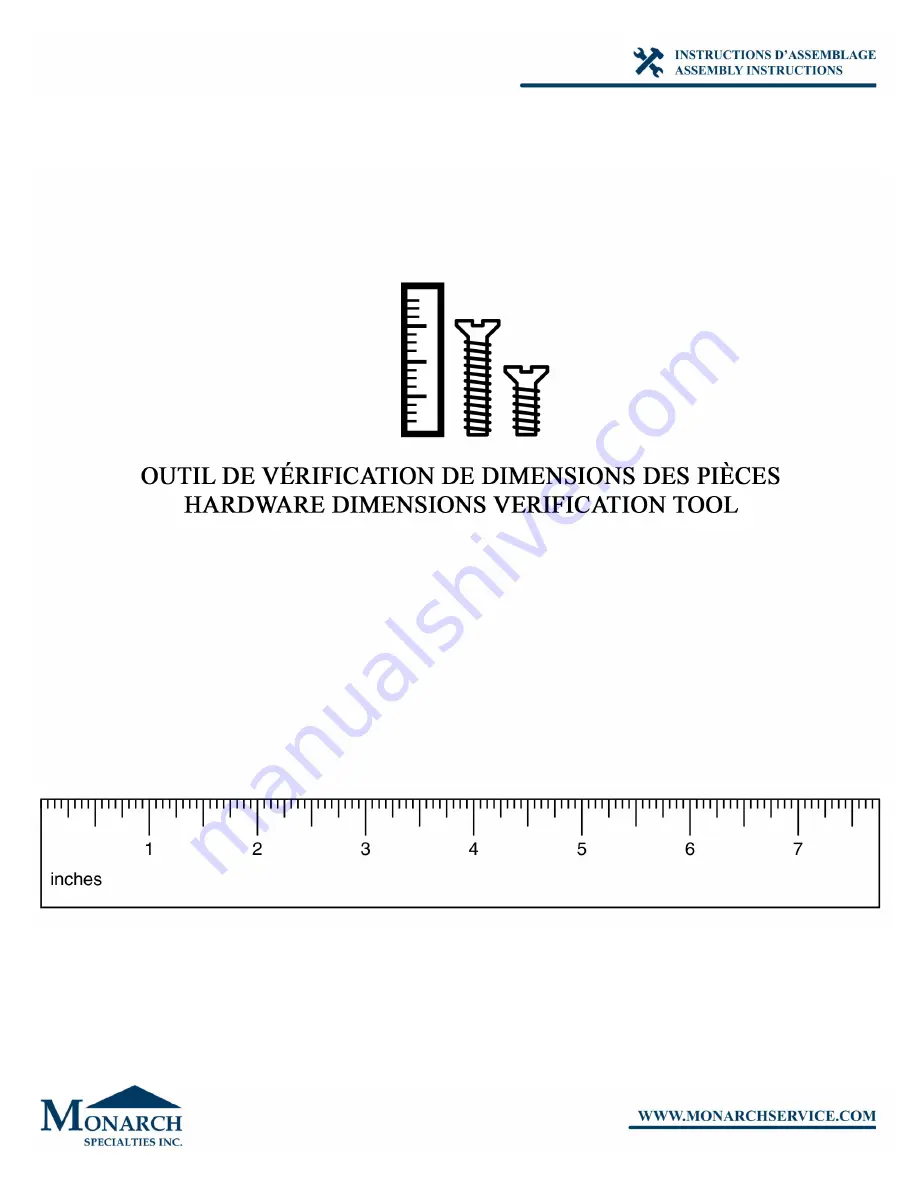 Monarch Specialties I 1531 Assembly Instructions Manual Download Page 4