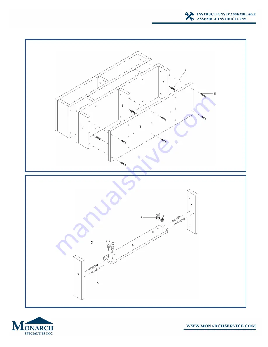 Monarch Specialties I 2460 Скачать руководство пользователя страница 10