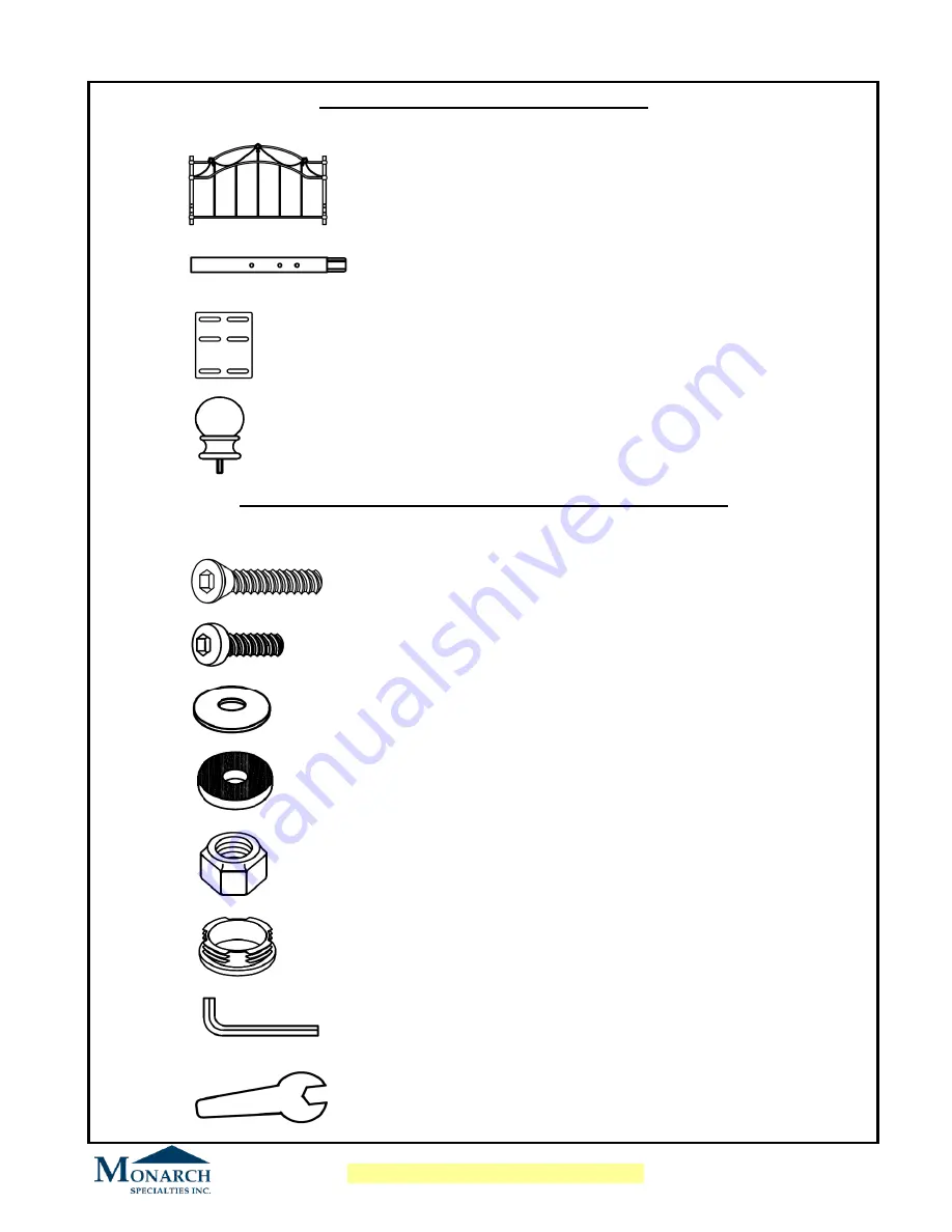 Monarch Specialties I 2621Q Assembly Instructions Download Page 2