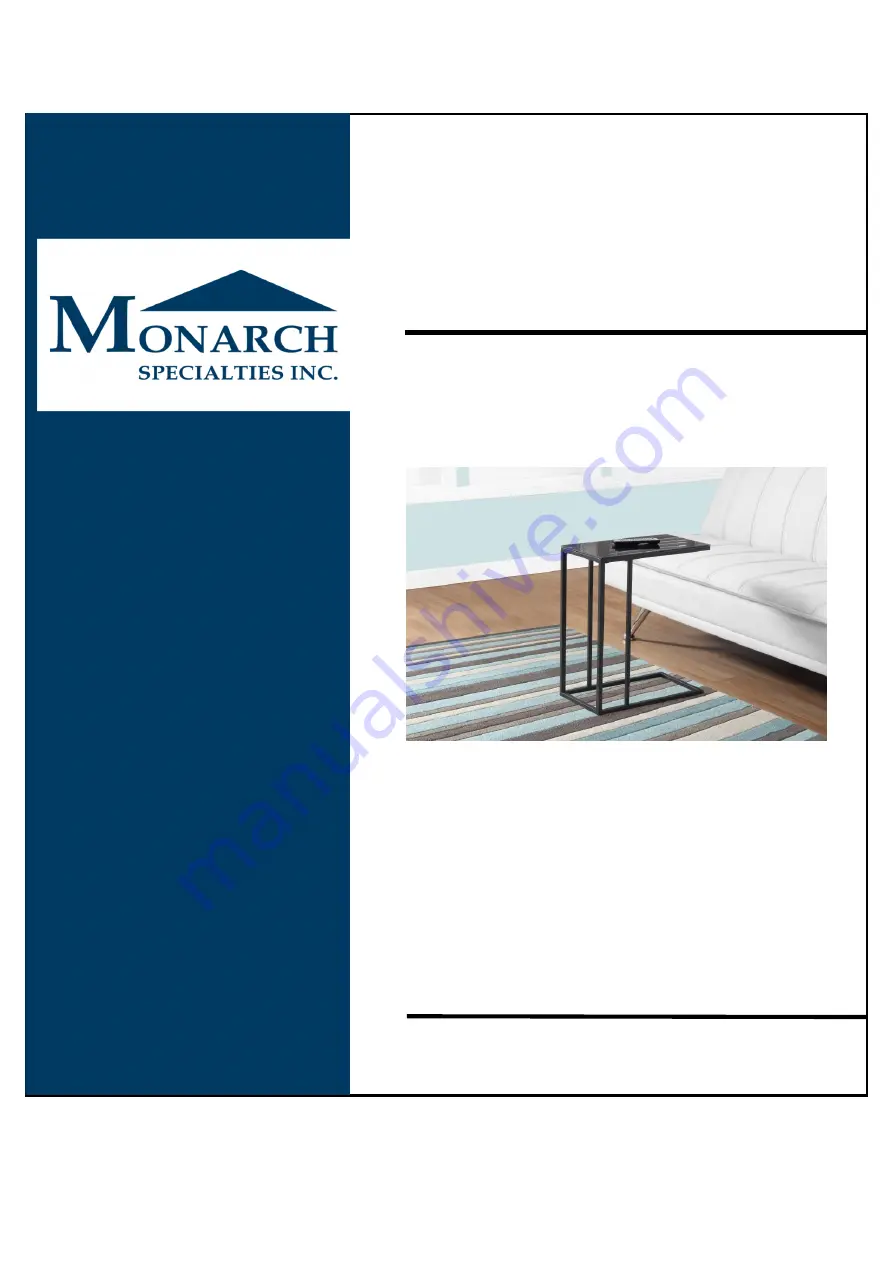 Monarch Specialties I 3087 Assembly Instructions Download Page 1