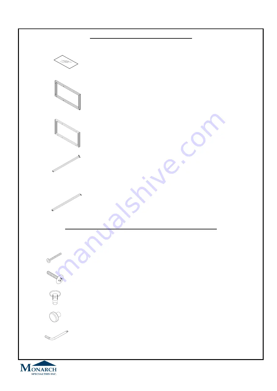 Monarch Specialties I 3087 Assembly Instructions Download Page 2