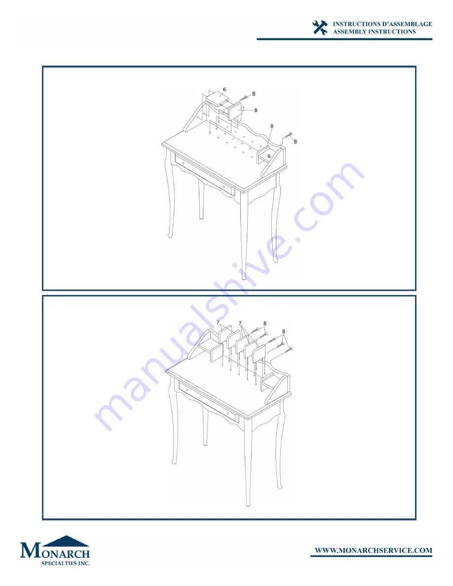 Monarch Specialties I 3103 Скачать руководство пользователя страница 8