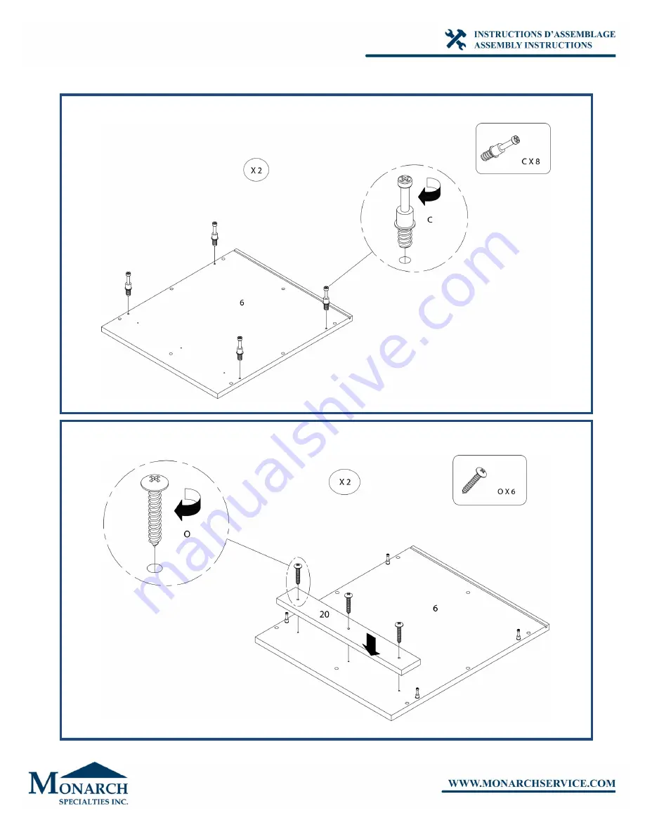 Monarch Specialties I 7305 Скачать руководство пользователя страница 13