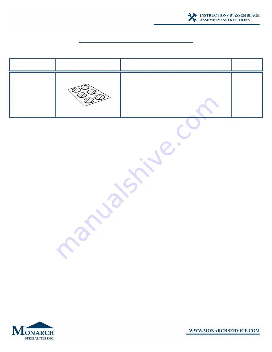 Monarch Specialties I 7359 Assembly Instructions Manual Download Page 9