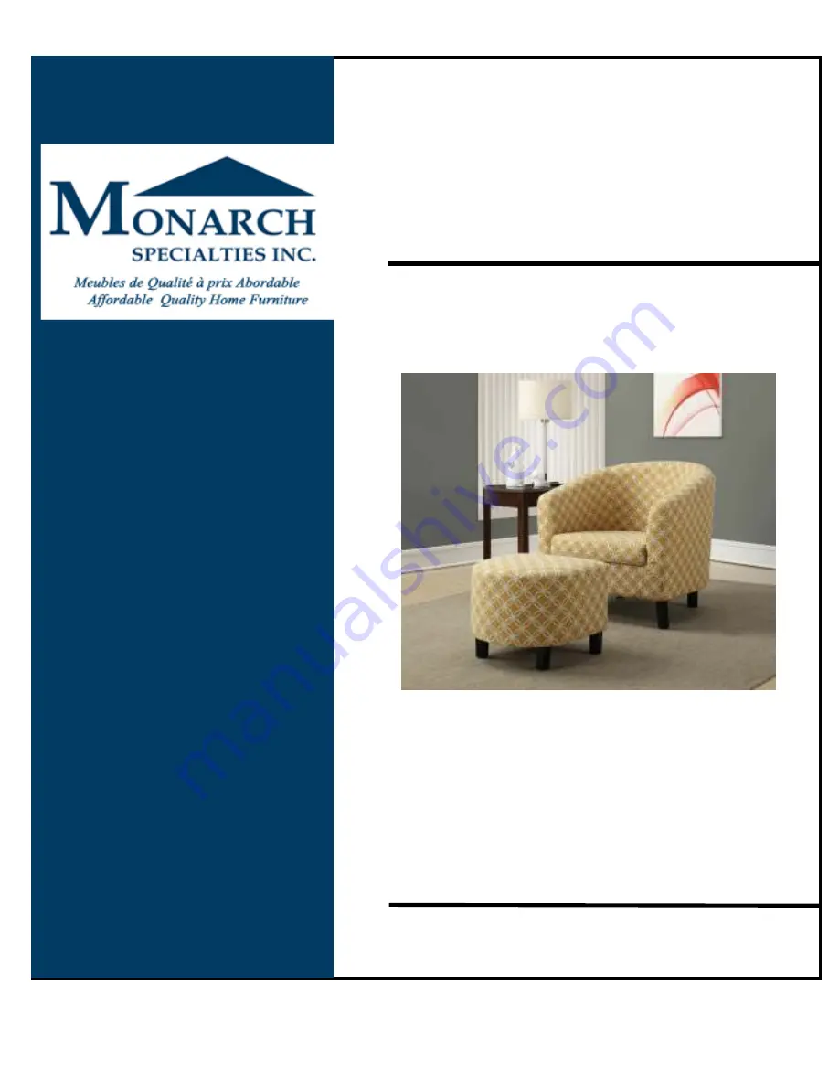 Monarch I 8059 Assembly Instructions Download Page 1