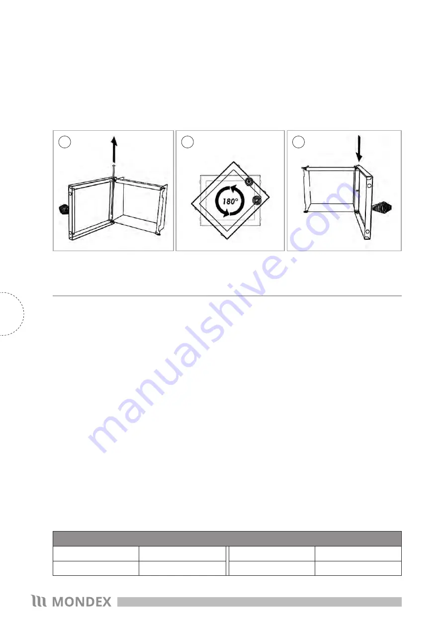 MONDEX Klapi Installation And Operating Instructions Manual Download Page 12