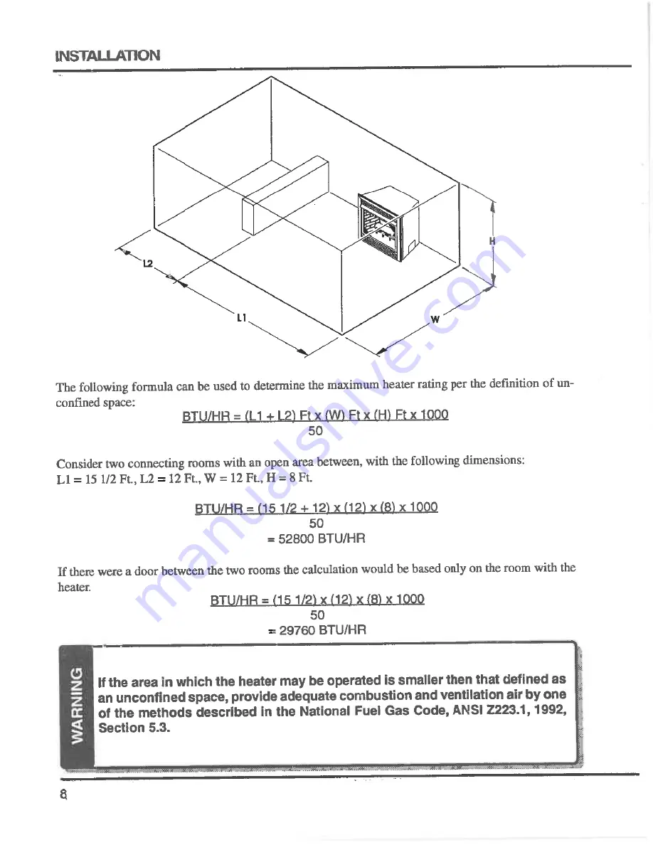 Monessen Hearth DI33NTS Installation And Operating Instructions Manual Download Page 10