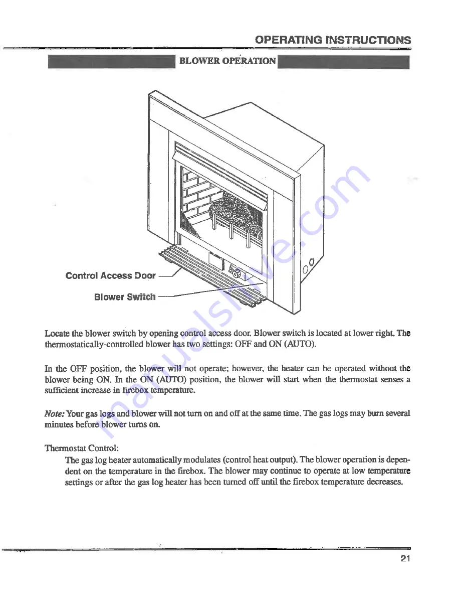 Monessen Hearth DI33NTS Installation And Operating Instructions Manual Download Page 23