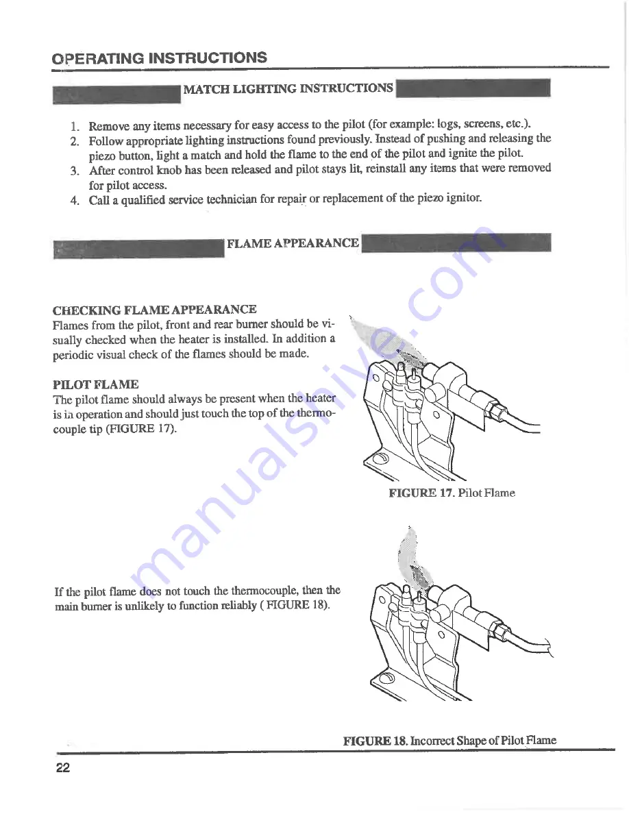 Monessen Hearth DI33NTS Installation And Operating Instructions Manual Download Page 24