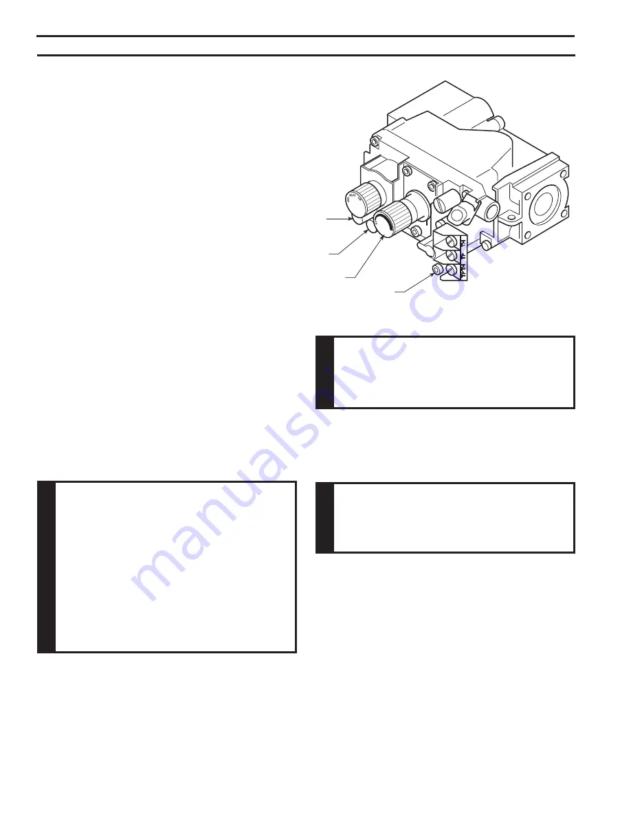 Monessen Hearth Direct Vent Gas Fireplace MDV500 Installation & Operating Instructions Manual Download Page 30