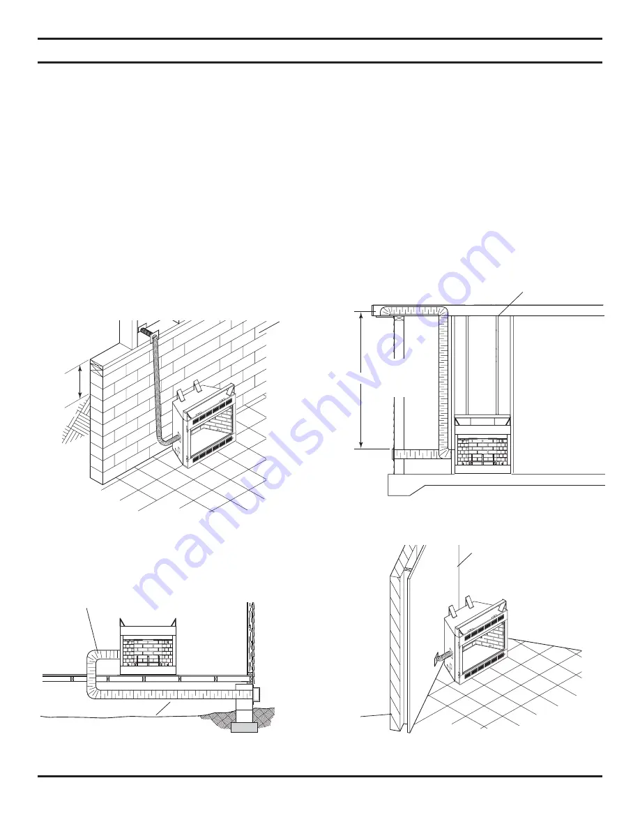 Monessen Hearth Magnum Unvented Vent-Free Fireboxes MCUF36D Installation And Operating Instructions Manual Download Page 16