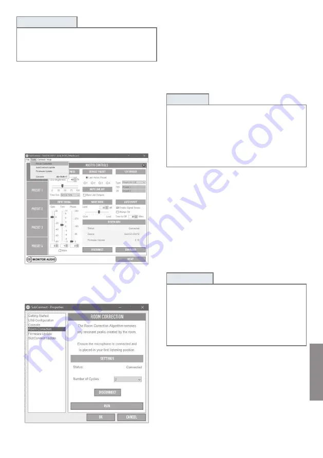 Monitor Audio Gold W12 Owner'S Manual Download Page 107