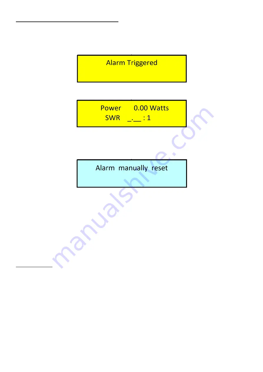 Monitor Sensors Power + SWR Скачать руководство пользователя страница 6