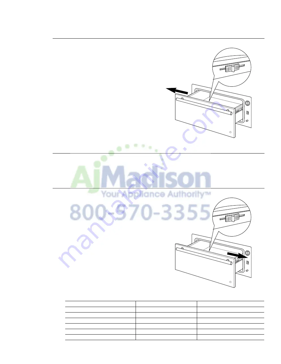 Monogram ZDK910 Use And Care Manual Download Page 9