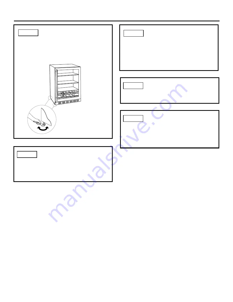 Monogram ZDWC240NBS Installation Instructions Manual Download Page 6