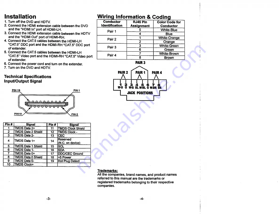 Monoprice HDMI-LH User Manual Download Page 2