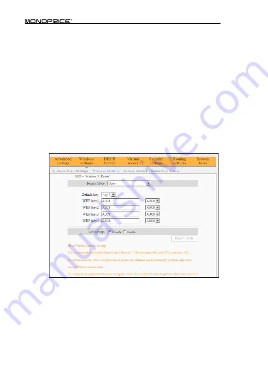 Monoprice MW368R User Manual Download Page 42