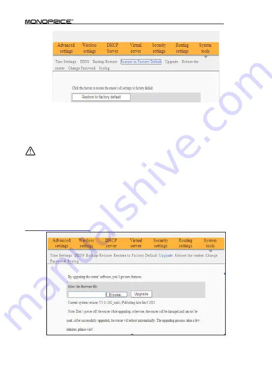 Monoprice MW368R User Manual Download Page 64