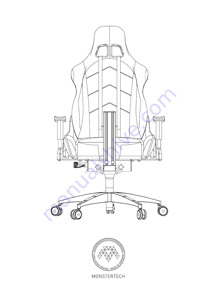 Monstertech Chair Mount Center Скачать руководство пользователя страница 21