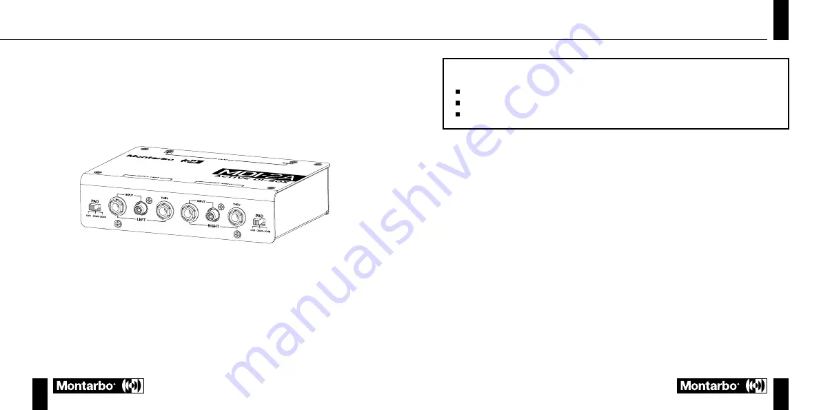 Montarbo MDI-2A Скачать руководство пользователя страница 5