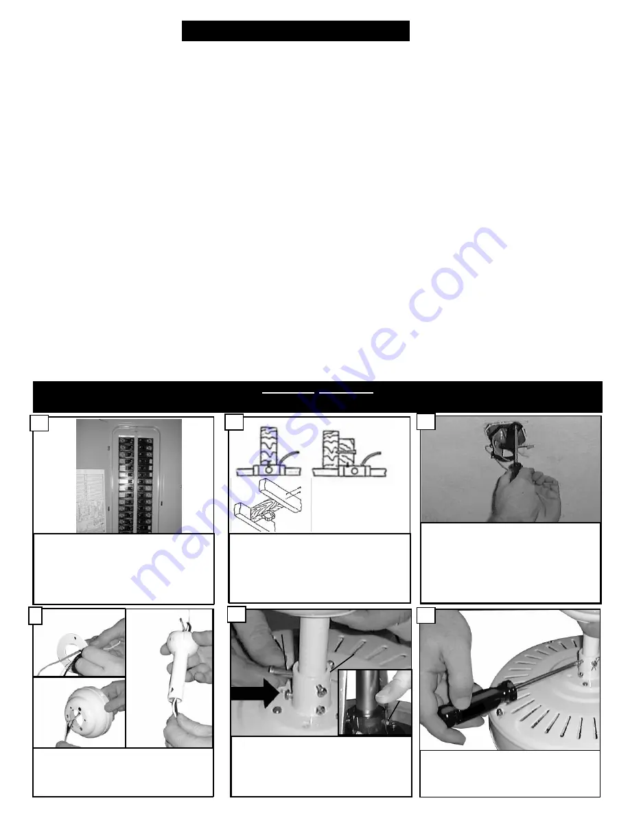 Monte Carlo Fan Company 5hM52XX series Owner'S Manual Download Page 7