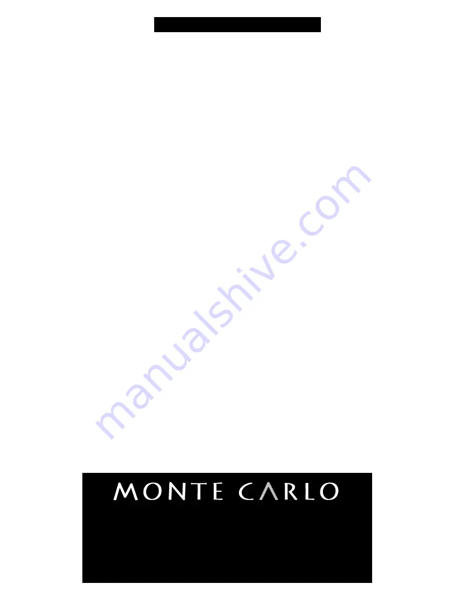 Monte Carlo Fan Company 5MQ60XX Series Owner'S Manual Download Page 5