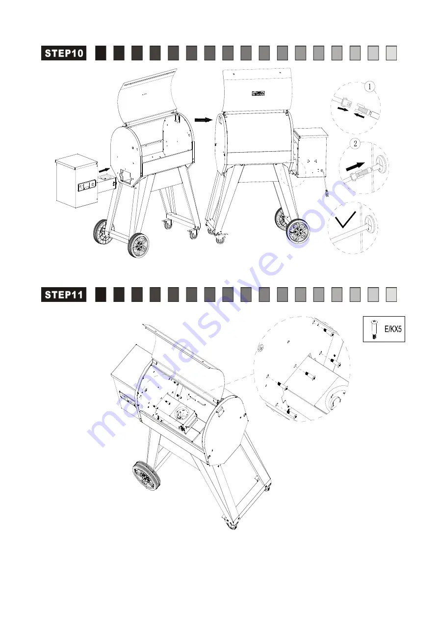 Monument Grills 86030 Assembly & Operating Instructions Download Page 12