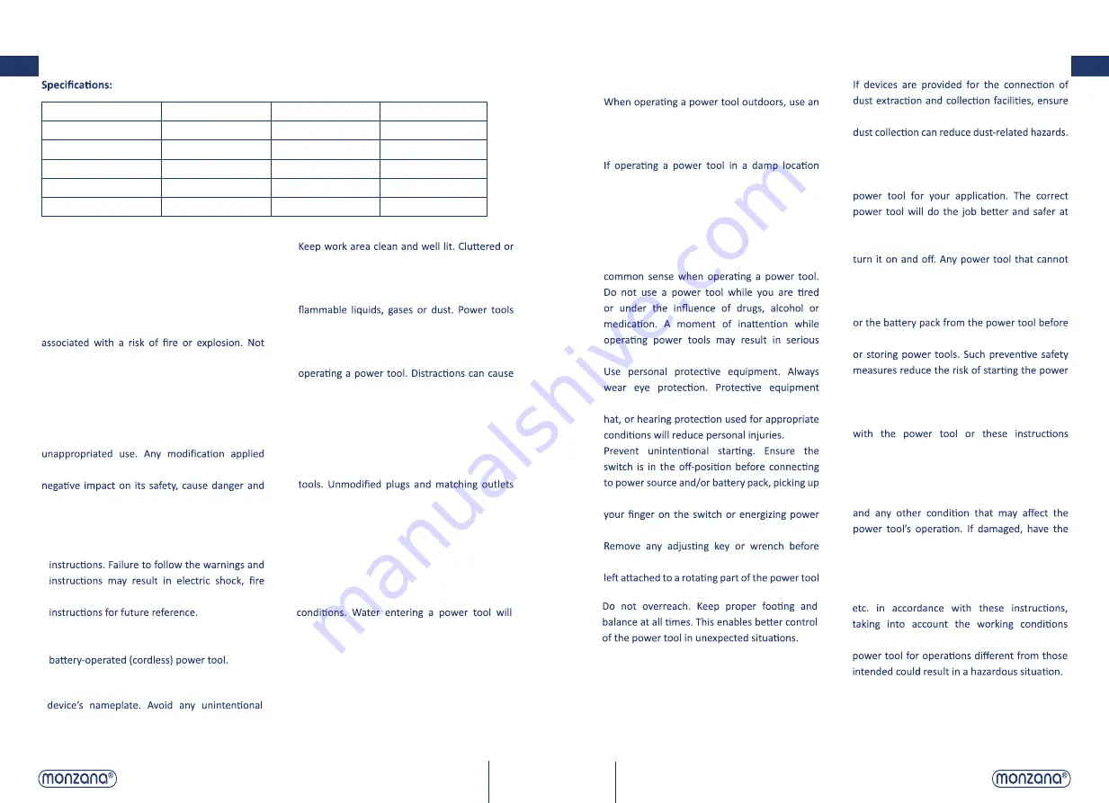 Monzana 103556 Instructions Manual Download Page 7