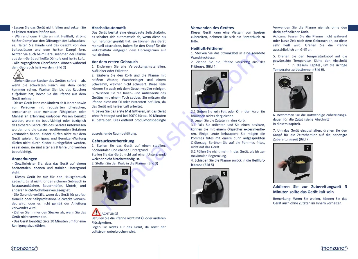 Monzana 106200 Manual Download Page 3