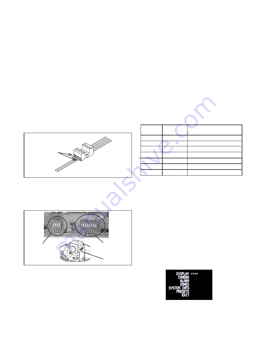 Moog Videolarm FDW8CS Manual Download Page 3