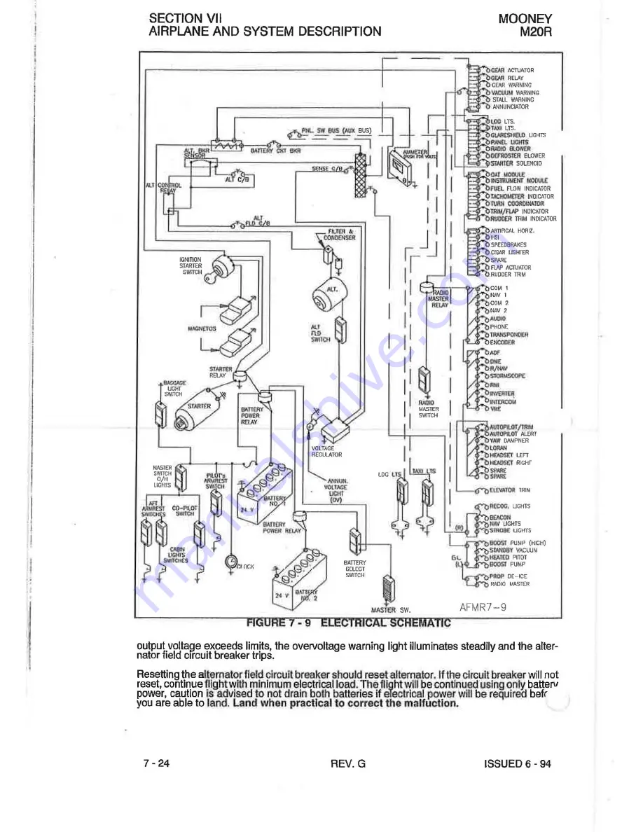 Mooney M20R - Ovation Flight Manual Download Page 154