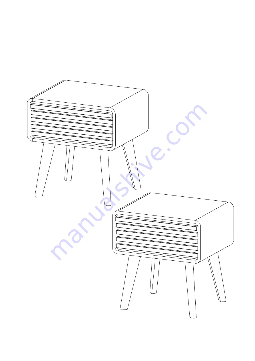 mopio Ensley Nightstand Set of 2 Assembly Instructions Manual Download Page 1