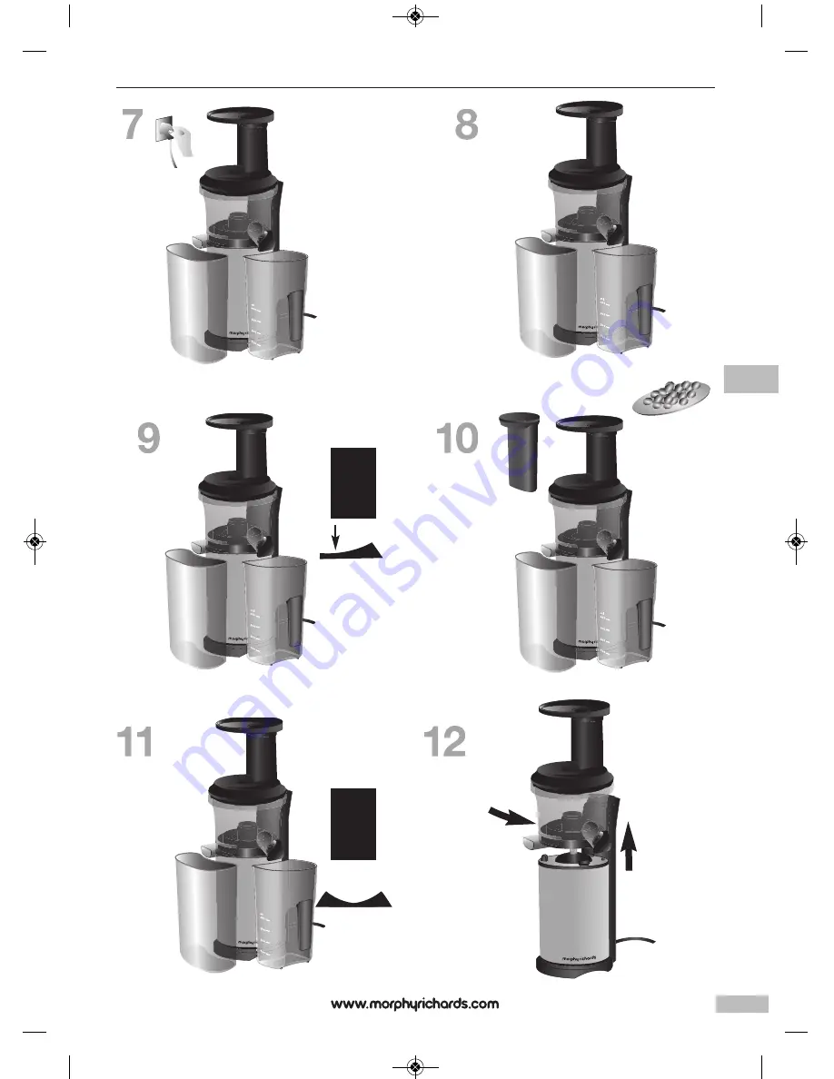 Morphy Richards 404000 Скачать руководство пользователя страница 5