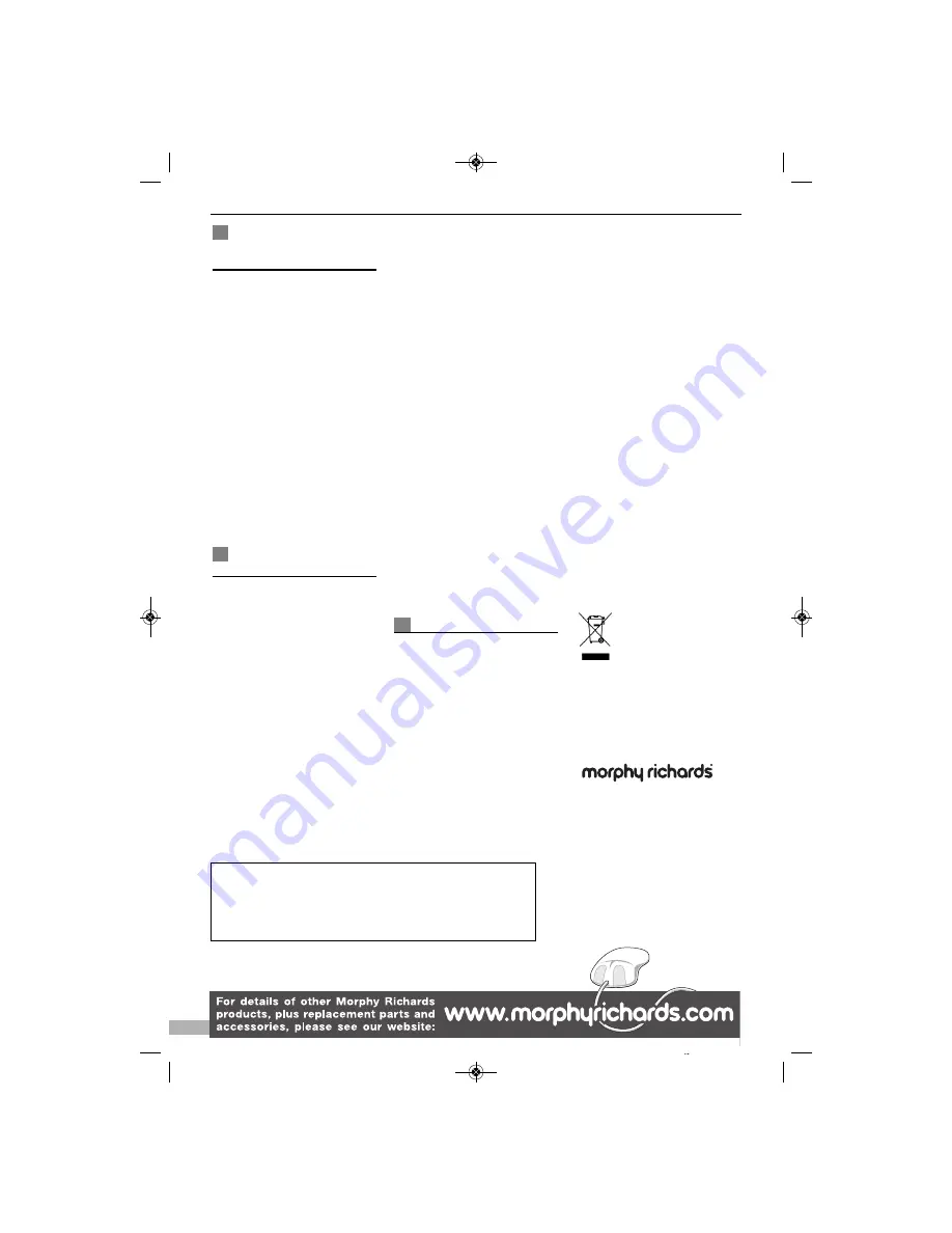 Morphy Richards 43910 MENO JUG KETTLE Instructions Manual Download Page 2