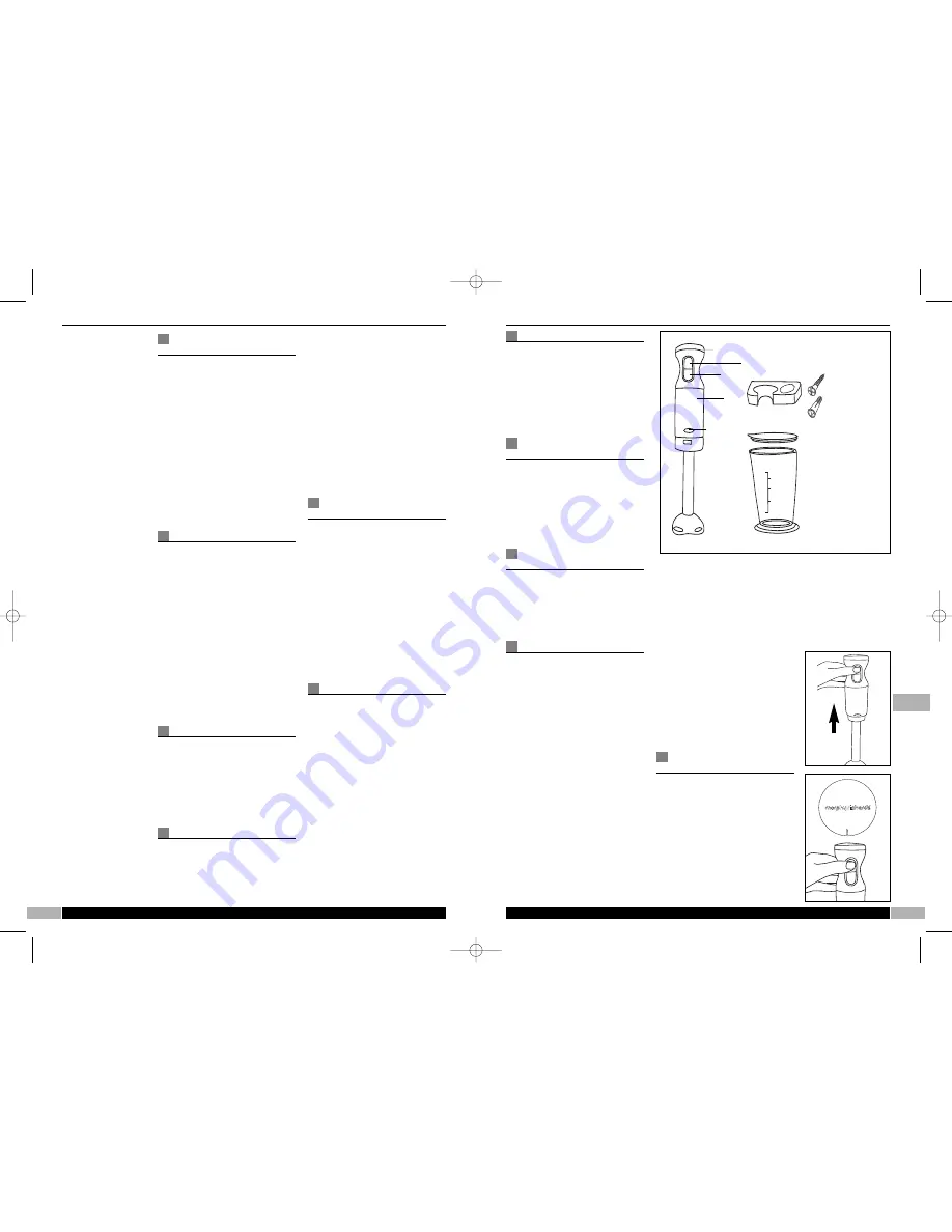 Morphy Richards HAND BLENDER 48959 - AUTRE Instructions Manual Download Page 21