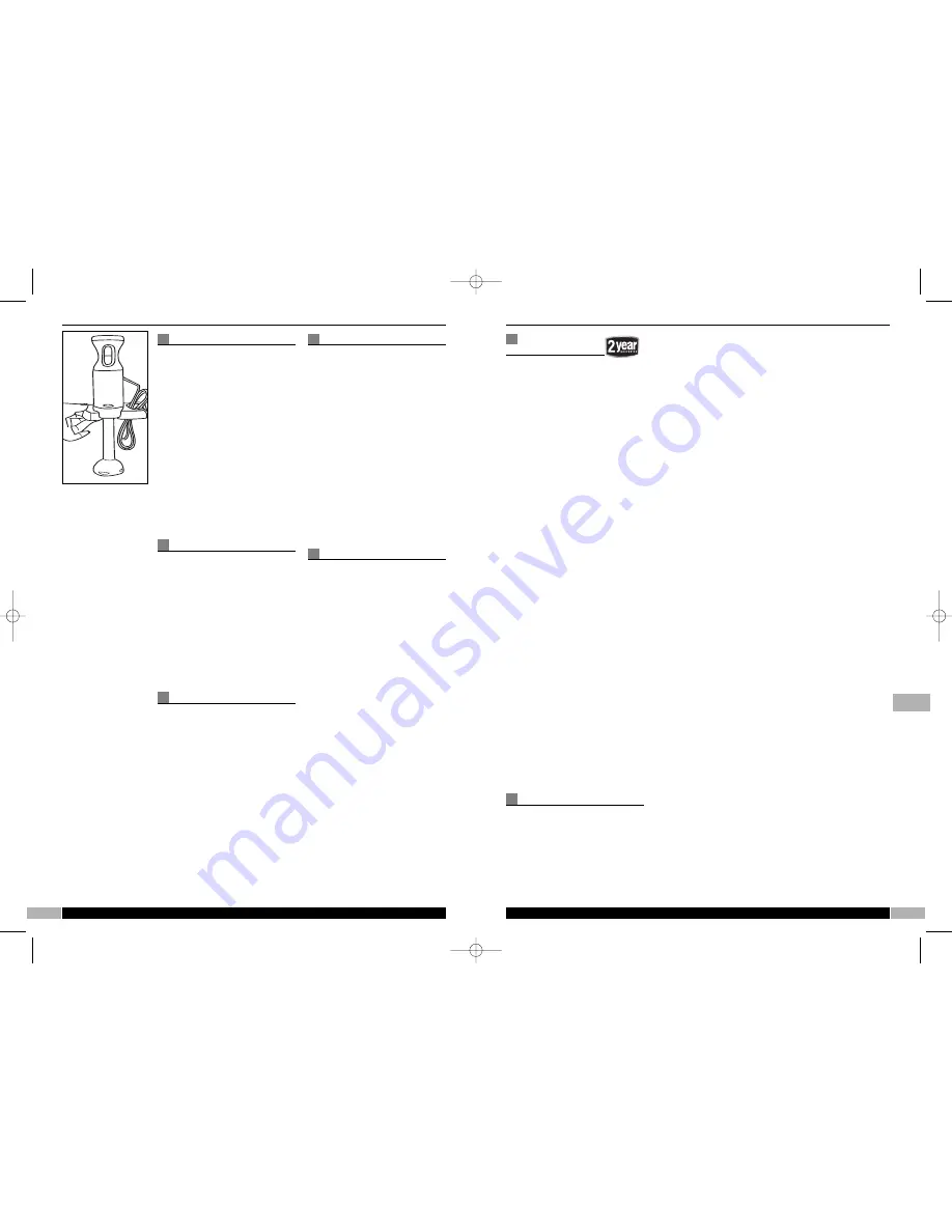 Morphy Richards HAND BLENDER 48959 - AUTRE Instructions Manual Download Page 22