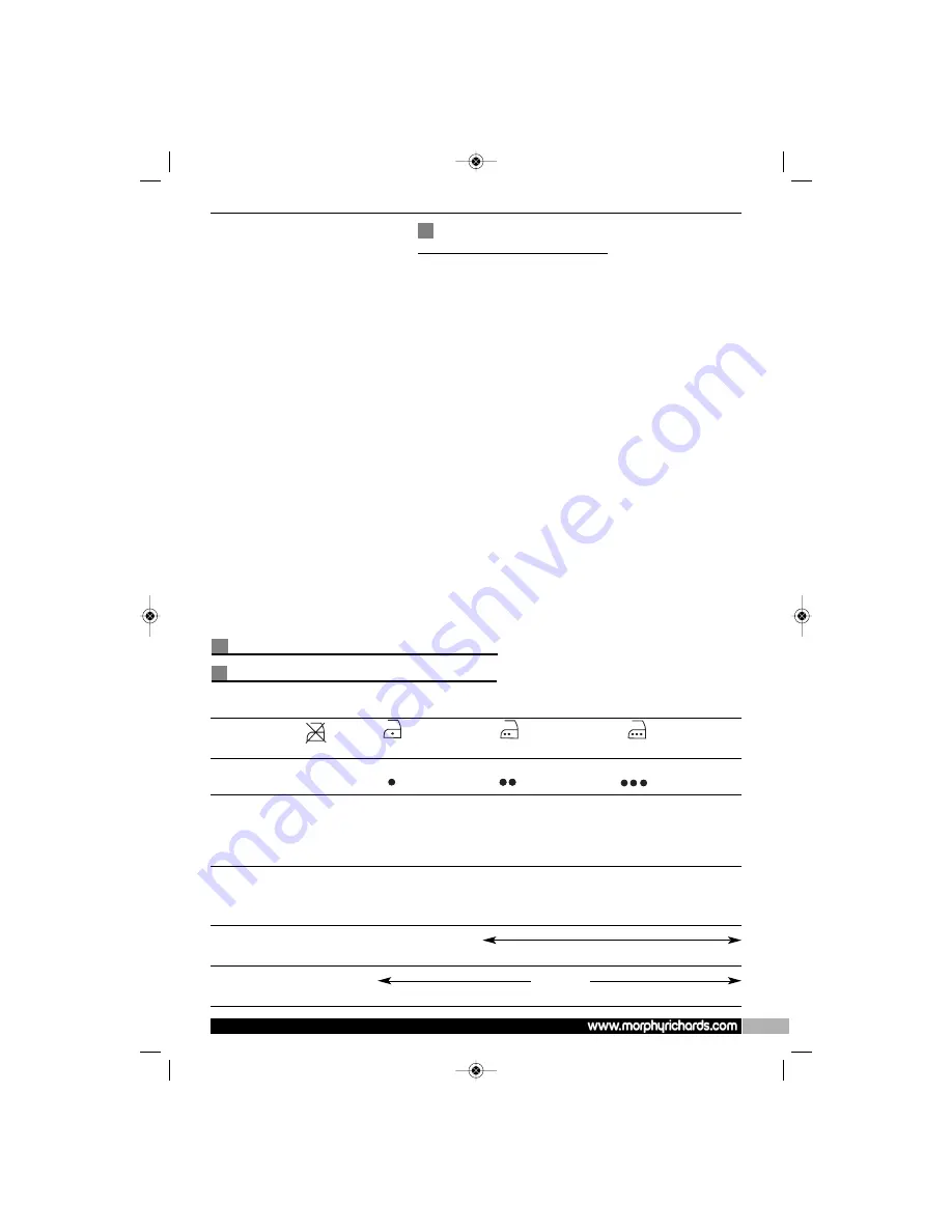 Morphy Richards Steam Generator ironing system User Manual Download Page 3